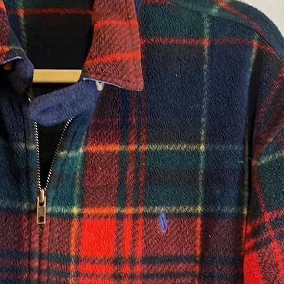Vintage Polo Sport Ralph Lauren USA Sz Large Fleece Jacket - Picture 6 of 7